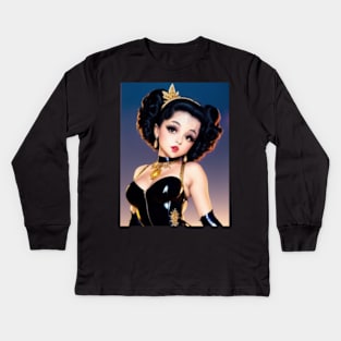 Betty Boop in Chicago Kids Long Sleeve T-Shirt